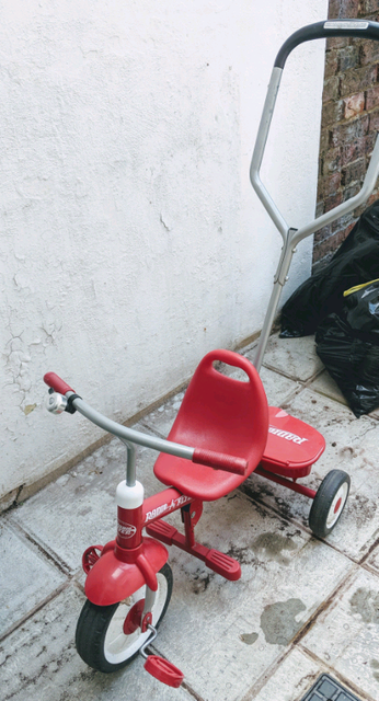 red flyer push tricycle
